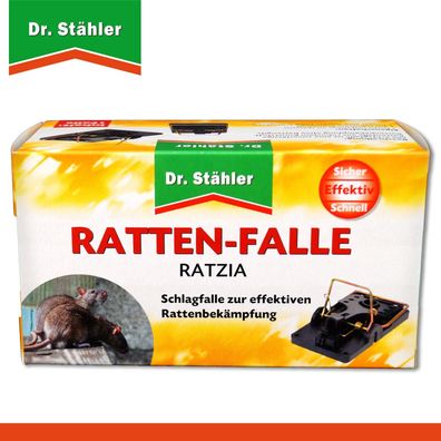 Dr. Stähler 1 x Ratten-Falle Ratzia | Schlagfalle zur Rattenbekämpfung