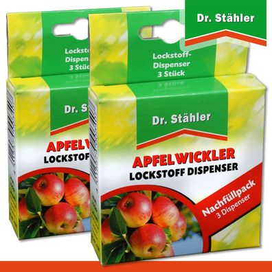 Dr. Stähler 2 x 3 Apfelwickler Lockstoffdispenser