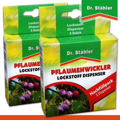Dr. Stähler 2 x 3 Pflaumenwickler Lockstoffdispenser