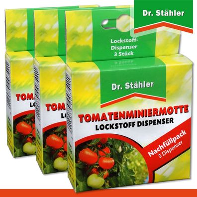 Dr. Stähler 3 x 3 Tomatenminiermotte Lockstoffdispenser