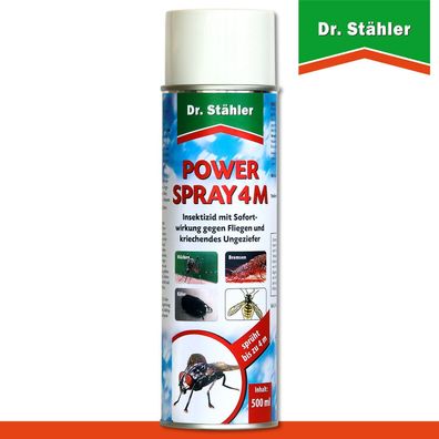 Dr. Stähler 500ml Powerspray 4M Wespen Fliegen Nester Bekämpfung Schutz Terrasse