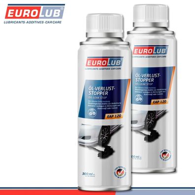 EuroLub 2 x 300 ml EAP 120 ÖL-Verlust-Stopper Öl-Zusatz Top Qualität