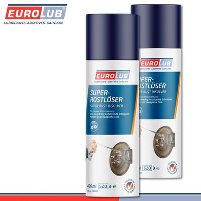 EuroLub 2 x 400 ml Super-Rostlöser Top Qualität