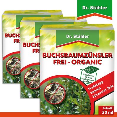 Dr. Stähler 3 x 50 ml Buchsbaumzünsler Frei Organic (Gr. Klein)