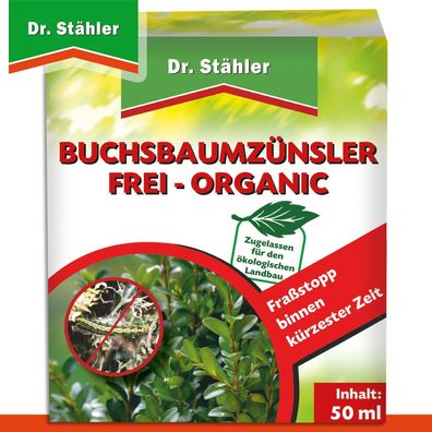 Dr. Stähler 50 ml Buchsbaumzünsler Frei Organic (Gr. Klein)