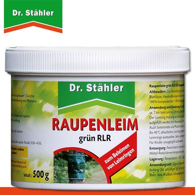 Dr. Stähler 500 g Raupenleim grün Raupenleimring Spezialleim Ameisen Insekten