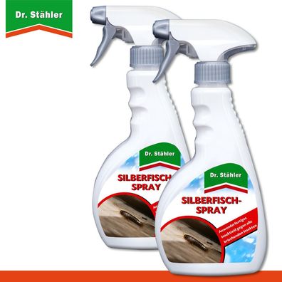 Dr. Stähler 2 x 500 ml Silberfisch-Spray Assel Ameise Schabe Kakerlake