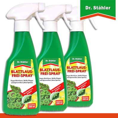 Dr. Stähler 3 x 500 ml Blattlausfrei-Spray