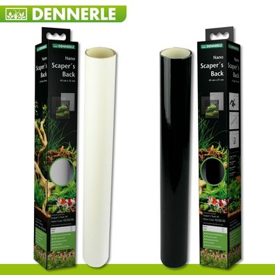 Dennerle Scaper´s Back Premium Rückwandfolie in Milk oder Schwarz zur Auswahl