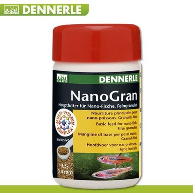 Dennerle 100 ml Nano Gran Zierfischfutter Feingranulat Aqaurium