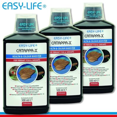 Easy-Life 3 x 500 ml Catappa-X flüssige Seemandelbaumblätter