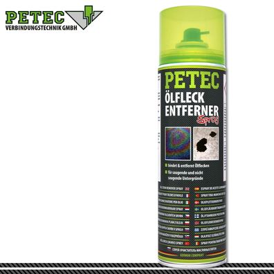 Petec 500ml Ölfleckentferner Werkstatt Auto KFZ Beton Garage Asphalt Fliesen