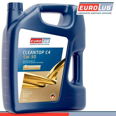 EuroLub 5 l Cleantop C4 5W-30 Top Qualität Motoröl