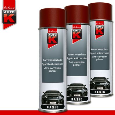 Peter Kwasny Auto K 3 x 500 ml Korrosionsschutz-Grundierung Rost Schweißprimer