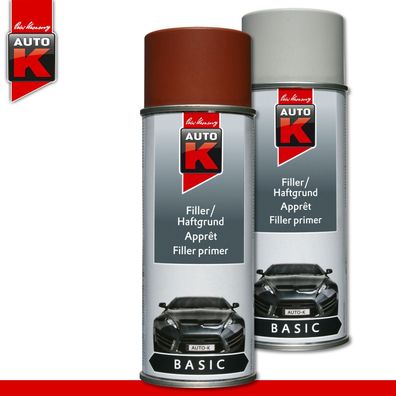 Peter Kwasny Auto K 400 ml Filler/ Haftgrund Rot oder Grau Universalgrundierung