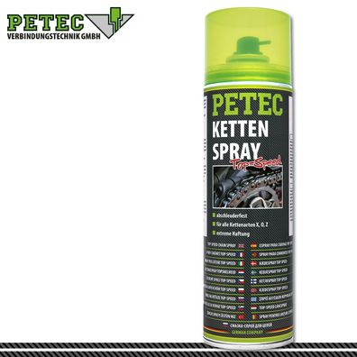 Petec 500ml Kettenspray Top-Speed Antrieb Fahrrad Motorrad Schmiermittel Fett Öl