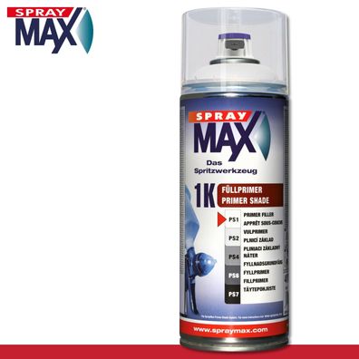 Kwasny SprayMax 400 ml 1K Füllprimer Primer Shade Spot Repair Rostschutz Füller