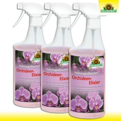 Neudorff 3 x 500 ml Homöopathisches Orchideen-Elixier