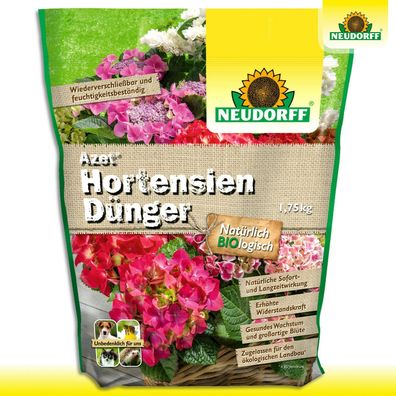 Neudorff Azet 1,75 kg Azet HortensienDünger Natürlich Biologisch