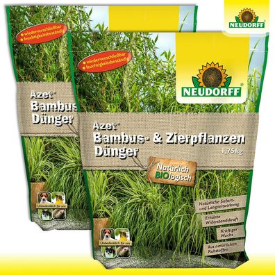Neudorff Azet 2 x 1,75 kg Azet Bambus- & ZierpflanzenDünger