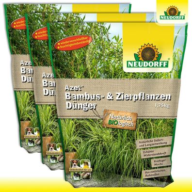 Neudorff Azet 3 x 1,75 kg Azet Bambus- & ZierpflanzenDünger