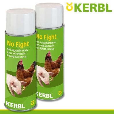 Kerbl 2x 400ml Anti-Aggressionsspray No Fight Duftentferner Schwein Hennen Stall