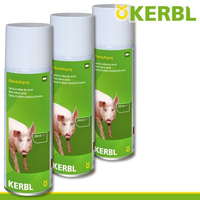 Kerbl 3x 250ml Eberduftspray Libido Schweine Zucht Stimulierung Befruchtung