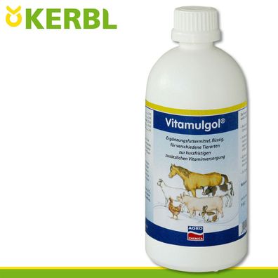 Kerbl 500 ml Vitamulgol® Liquid Vitaminkonzentrat Ergänzungsfuttermittel