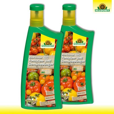 Neudorff BioTrissol Plus 2 x 1,0 l Tomaten- & GemüseDünger