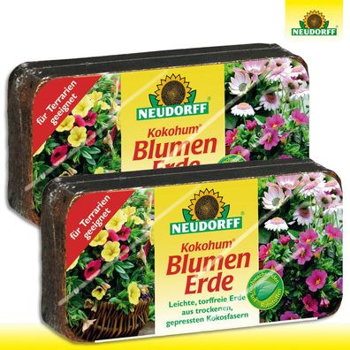 Neudorff Kokohum 2 Briketts BlumenErde (à 7 Liter)