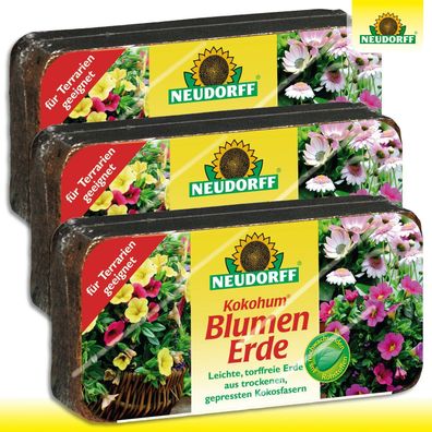 Neudorff Kokohum 3 Briketts BlumenErde (à 7 Liter)