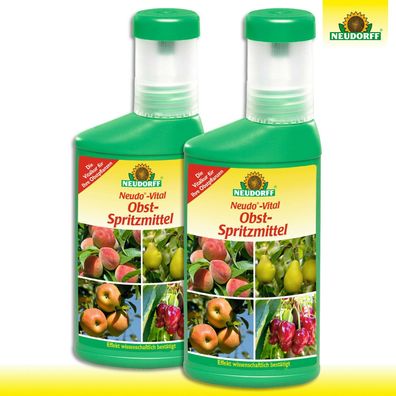 Neudorff Neudo-Vital 2 x 250 ml Obst-Spritzmittel Pilzkrankheiten Bäume Kirsche