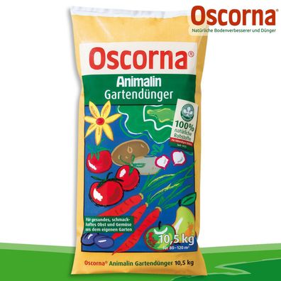 Oscorna®-Animalin 10,5 kg Gartendünger | Organischer NPK-Dünger 7-4-0,5