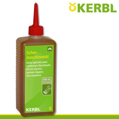 Kerbl 500ml Schermaschinenöl Wartung Schmiermittel Pflege Geräte Rasierer