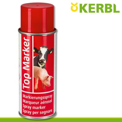 Kerbl 500ml Viehzeichenspray Top Marker rot Markierung Schweine Kühe