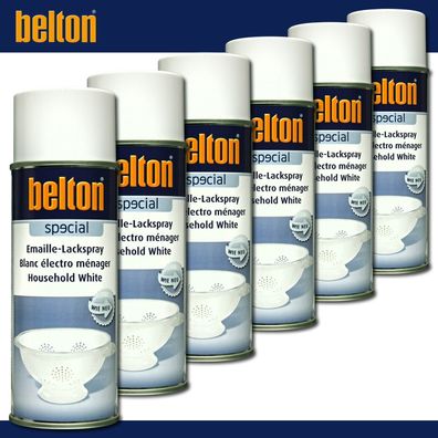 Kwasny Belton special 6 x 400 ml Emaille-Lackspray weiß