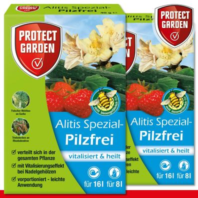 Protect Garden 2x 40g Alitis Spezial-Pilzfrei Triebsterben Mehltau Schutz Garten
