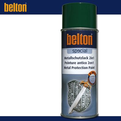 Kwasny Belton Special Metallschutzlack 2in1 400ml | Moosgrün |Rostschutzlack