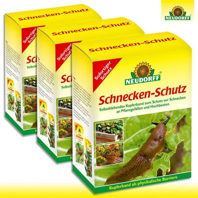 Neudorff 3 Pack 2 x 4 m Schnecken-Schutz