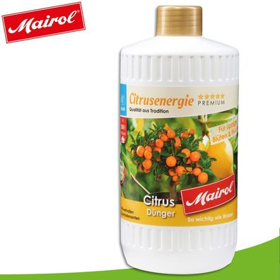 Mairol 1000 ml Citrusenergie Dünger Baum Liquid Limetten Orange Zitrone Wachstum