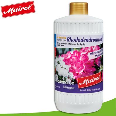 Mairol 1000 ml Rhododendronwohl Dünger Liquid Balkon Blumen Nährstoffe Wachstum