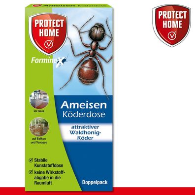 Protect Home 1 x 2 Stück FormineX Ameisen Köderdose Bekämpfung Garten Haus