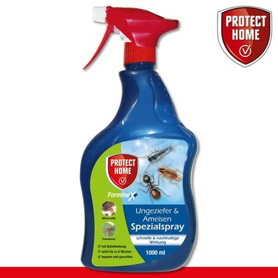 Protect Home 1000 ml FormineX Ungeziefer Ameisen Spezialspray Asseln Schaben