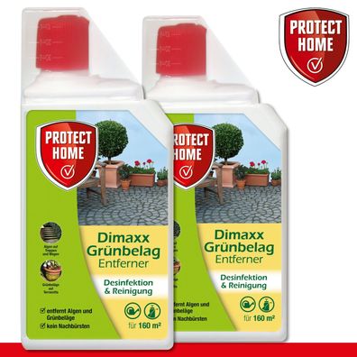 Protect Home 2 x 1000 ml DimaXX® Grünbelag-Entferner