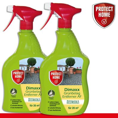 Protect Home 2 x 500 ml DimaXX® Grünbelag-Entferner AF