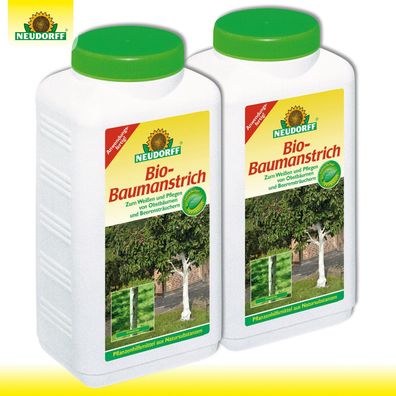 Neudorff 2x 2 Liter Bio-Baumanstrich Pflege Johannisbeere Obstbaum Garten Schutz