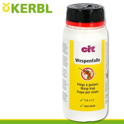 Kerbl 250 ml CIT Wespenfalle Lockstoff für Kerbl Wespano Wespe