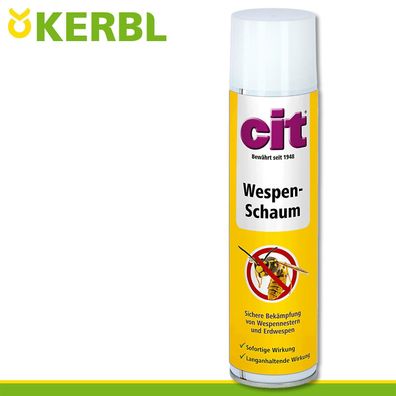 Kerbl 400ml CIT Wespenschaum Bekämpfung Schutz Nest Garage Dachboden Gift