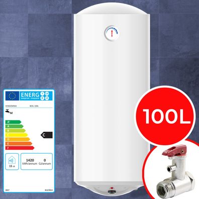 Boiler Warmwasserspeicher Elektrospeicher Warmwasserbereiter 100 L