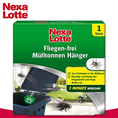 Nexa Lotte 1 Stück Fliegen-Frei Mülltonnenhänger (Gr. Mittel)
